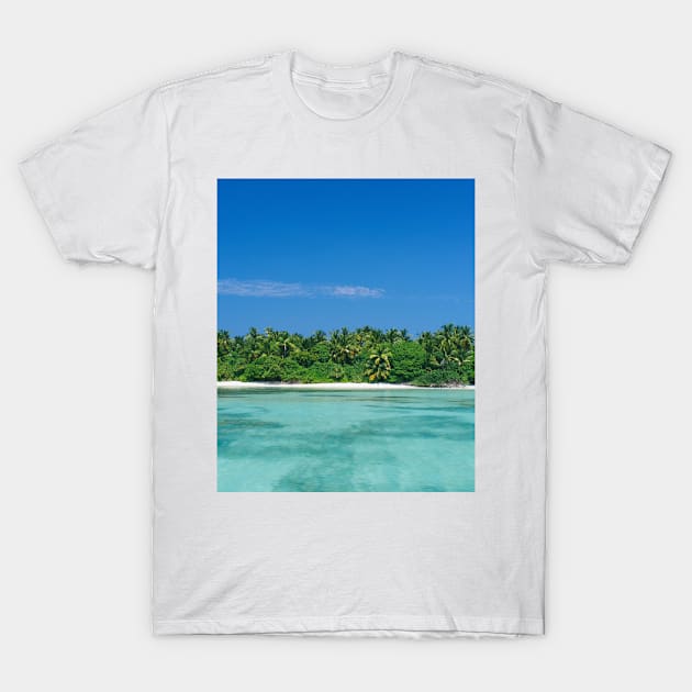 Beautiful Tropical Beach T-Shirt by NewburyBoutique